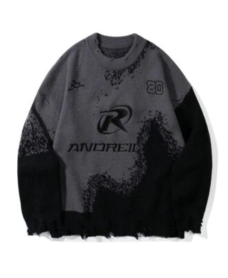 Lightweight Black And Grey cotton sweat suit by Somine Industries