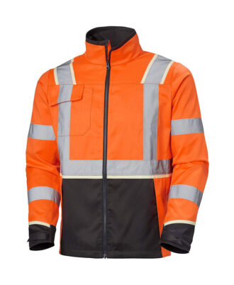 Helly Hansen UC ME Hi Vis Jacket Hi Vis Orange Ebony 1