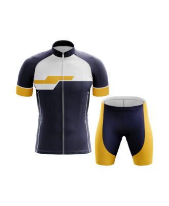 Yellow And Navy Blue Pure Good Quality Player Edition Cycling Uniform and jersey