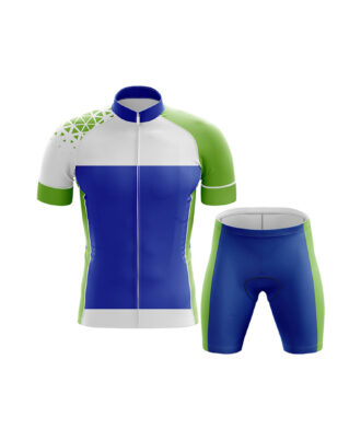Green, White And Navy Blue Pure Good Quality Player Edition Cycling Uniform and jersey